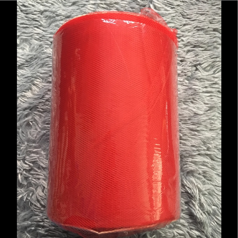 🌼5 for $25🌼 NWT Red Tulle Spool